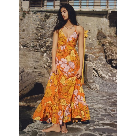 Plenty by Tracy Reese | 100% Cotton Flower Power Maxi Dress | NWT - Picture 10 of 11